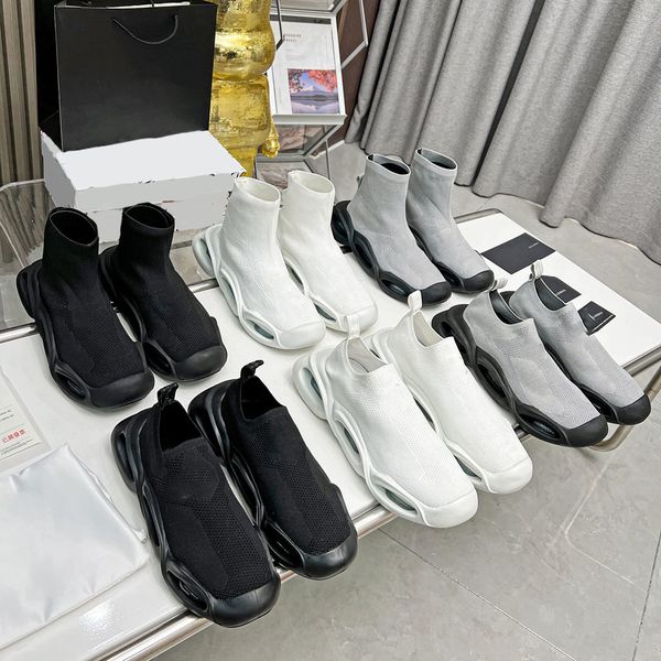 

2023designer sock lace-up casual shoes speed runner trainer sneakers luxury women men black fashion socks speeds sneaker platform stretch kn