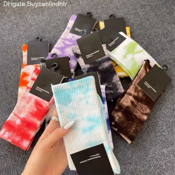 

mens socks wholesale sell all-match classic black white women men breathable cotton mixing football basketball sports ankle sock tie dye k6l