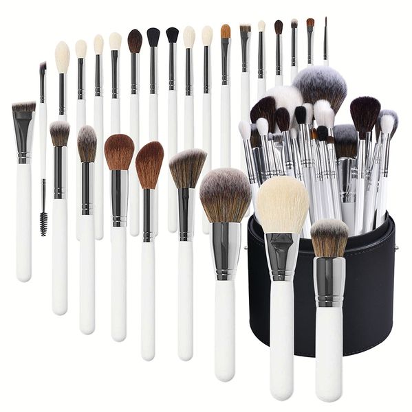 

eye shadow 26pcs makeup brushes set blush foundation concealer eyeshadow eyebrow powder cosmetic brush soft fiber face make up beauty tools
