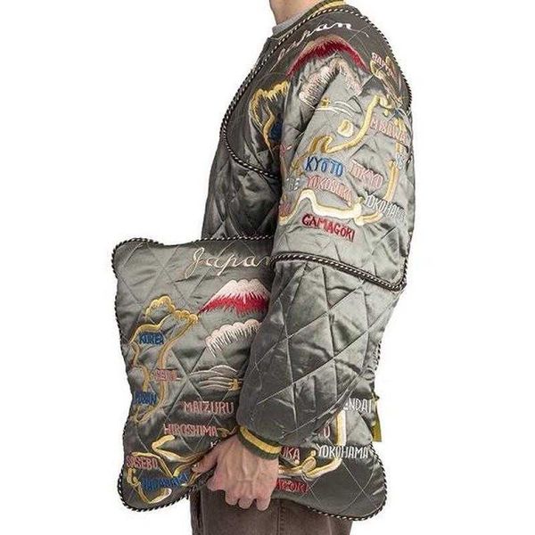 

men's jackets 22ss map pattern embroidery print kapital jackets men women eu size 100 cotton kapital coat fashion autumn winter tiny sp, Black;brown