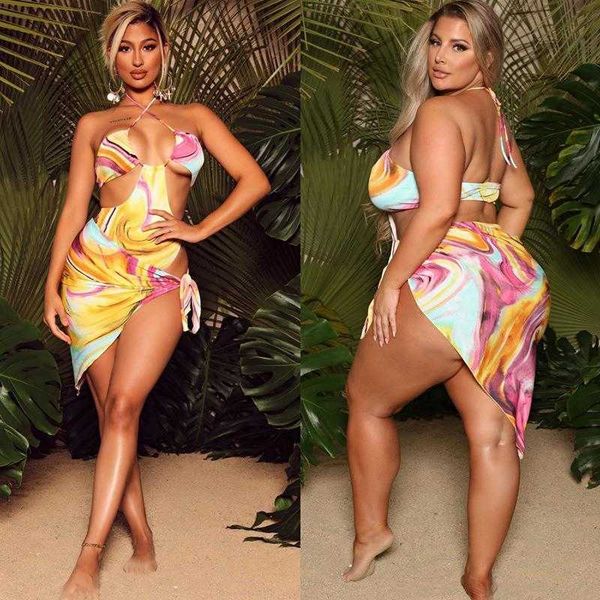 

large mesh cutout backless bikini - & comfy swimwear for women, White;black