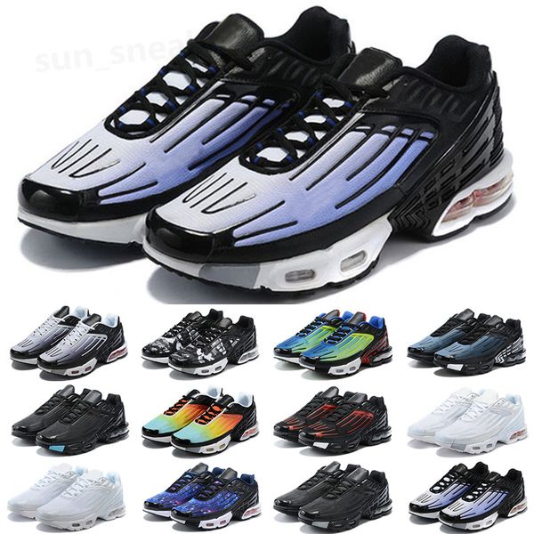 

2022 casual shoes tn plus 3 running shoes obsidian white aquamarine laser blue ghost green men women trainers sports sneakers designer multi