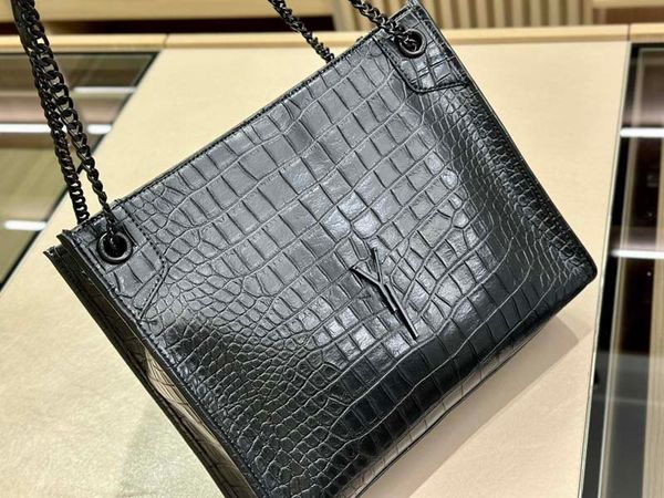 

womens shoulder bag shopping bag new leather tote bag chain strap can be shoulder and back can be cross-body