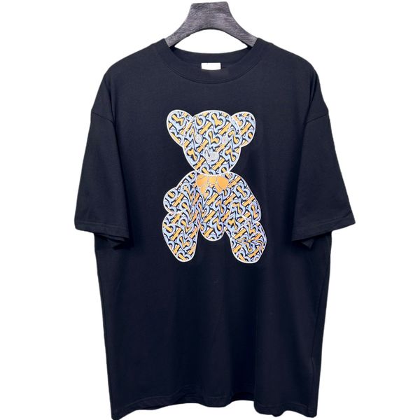 

cotton short sleeve t-shirt men's and women's love women's 2023 summer new medium length loose large size fat mm european sta, Black;brown