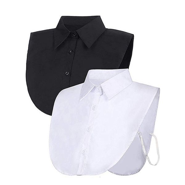 

bolo tie collar shirt fake tie vintage detachable false lapel blouse clothes accessories 230211, Red