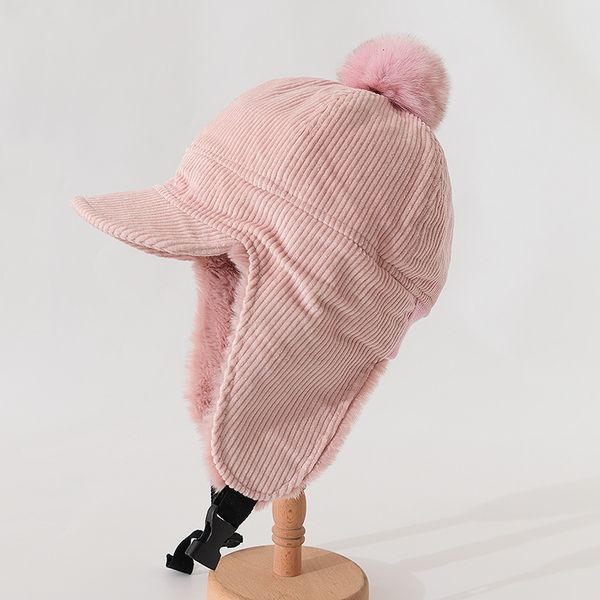 

ball caps winter baseball for women keep warm outdoor bomber hats casual hat thick plush corduroy ear protectio ed cap 230211, Blue;gray