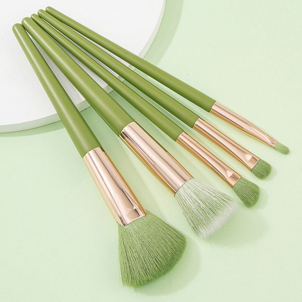 

eye shadow 5 pcs professional makeup brush set for cosmetics powder blush nose shadow blending beauty tool 230211