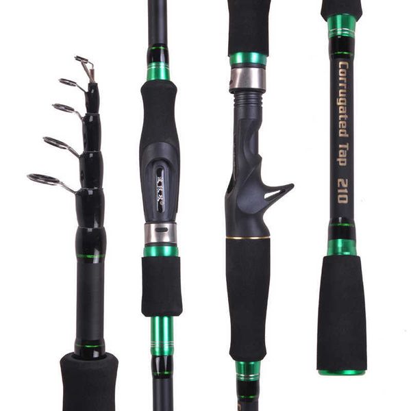 

boat fishing rods carbon fiber 1827m ultralight weight spinningcasting fishing rod telescopic casting rod tackle j230211