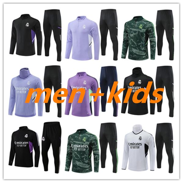 

2022 real madrids tracksuit jerseys football training suit jersey soccer benzema tuta madrids survetement foot futbol chandal jogging jacket, Black;yellow
