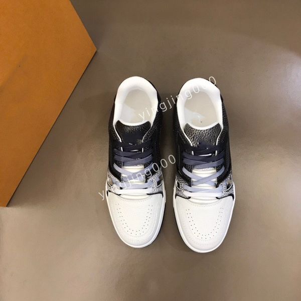 

designer boots calfskin casual shoes sneakers vintage suede leather trainers fashion stylist shoes mesh leisure size38-44, Black