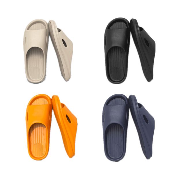 

men women slippers slide white black orange beige blue slipper
