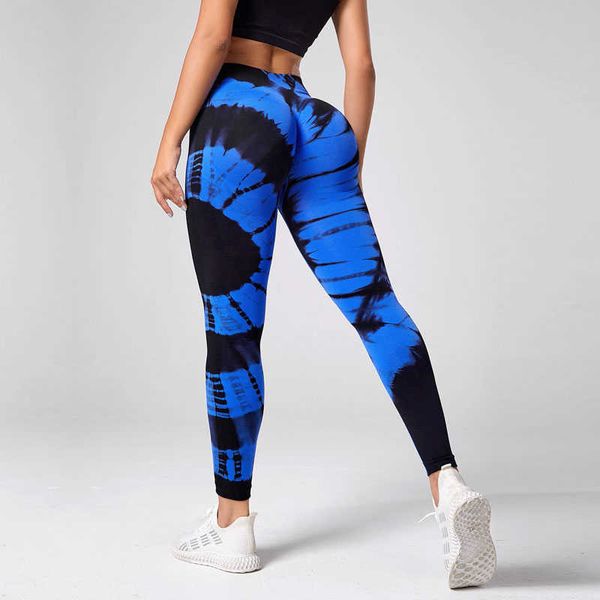 

yoga outfit tie dye sports leggings for women scrunch butt leggings printed workout tights push up yoga pants gym fitness seamless legging t