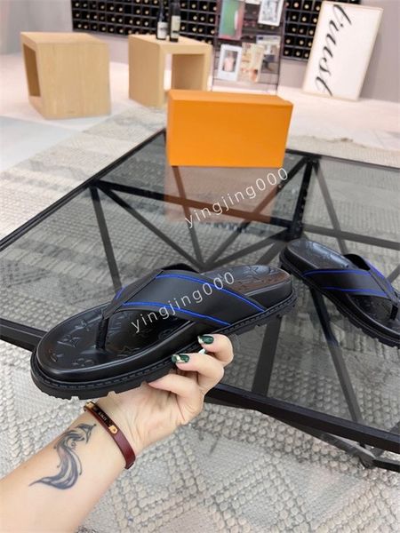 

sandals designer men sandals real calf leather mens slides quilted platform summer grandad luxury sandal beach circular, Black