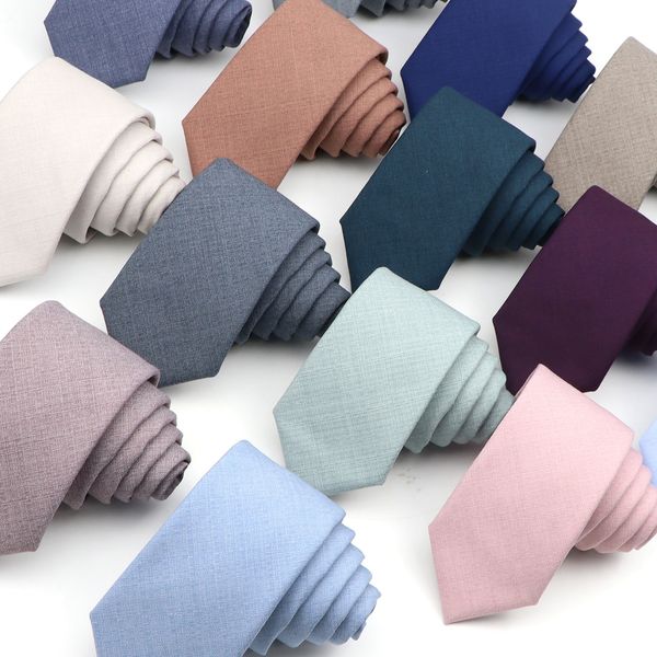 

bolo ties fashion neckties classic men s slik polyester solid color tie for business party wedding suit shirt skinny neck accessory 230211, Red