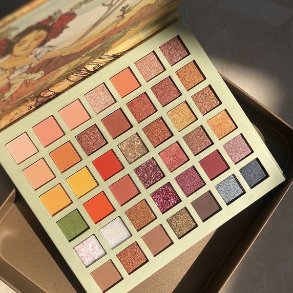 

eye shadow 4240 colors oil painting shadow palette glitter shimmer colorful s palett powder matte s makeup tslm1 230211