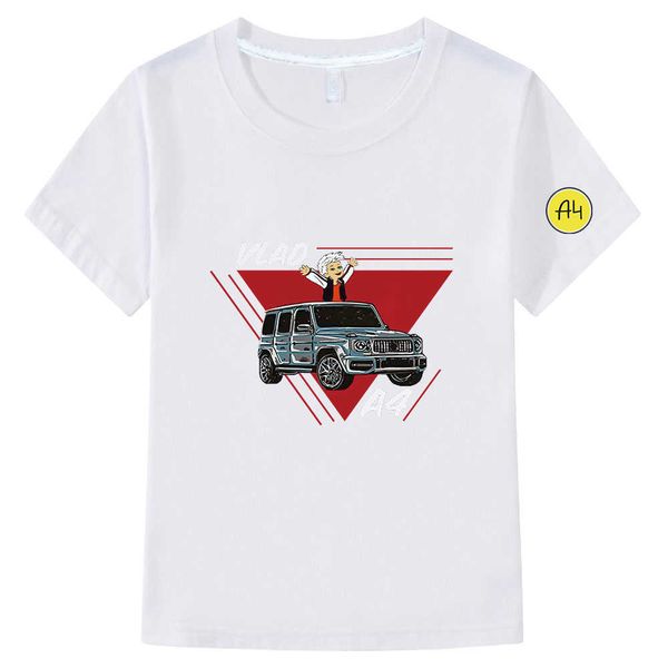

t-shirts children clothing girl merch a4 t-shirt summer tshirt kids short sleeves 4 tees cotton boys graphic tee t230209, Blue
