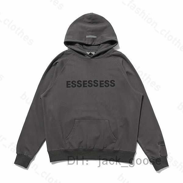 

hoodys mens women designers essentials tracksuits sets fashion ess hoody winter man long sleeve men s womens hoodie clothing clothes 11 4iya, Black