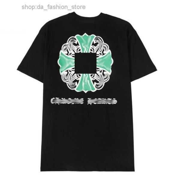 

classics mens t shirts heart brand crew neck chromes short sleeves tees ch t-shirts casual horseshoe sanskrit 6 mdbq, White;black