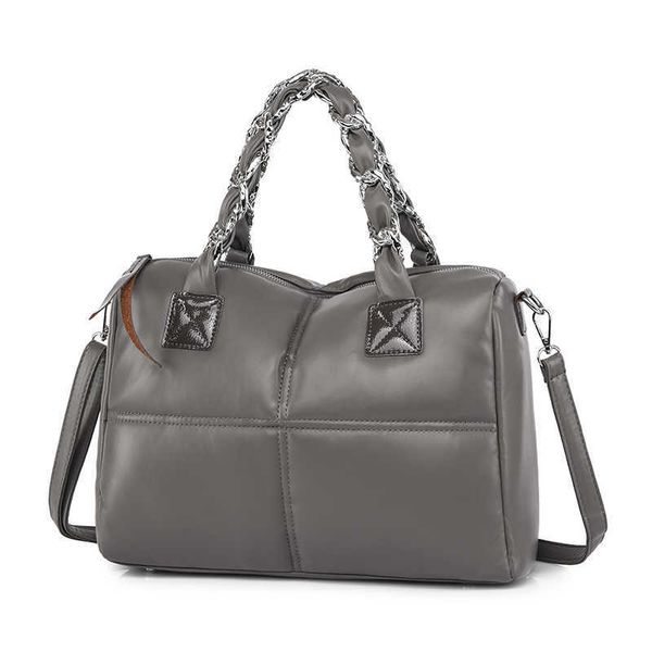 

qwertyui45 totes vintage vegan leather padded shoulder crossbody bags for women handbags and purses 2022 new brand designer messenger bag 02