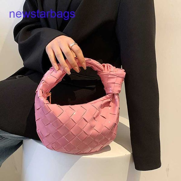 

jodie bags designer bottegs venets online shop 2023 spring new fashion patent leather woven one shoulder women's texture
