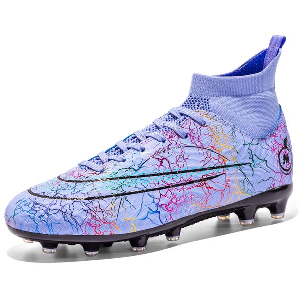 

dress shoes men football boots sale soccer tffg outsole nonslip cleats kid outdoor lawn training sneakers arrival 2023 230211, Black