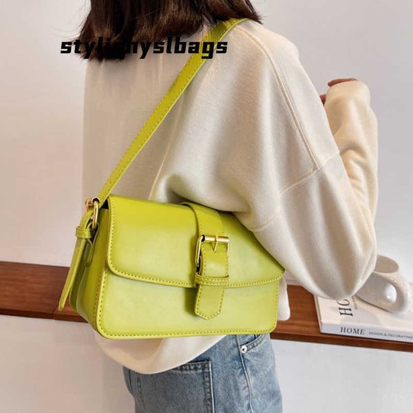 

shoulder bags women's pu flap bag casual fashion magnetic clasp crossbody bag simple versatile solid single shoulder strap female shoul