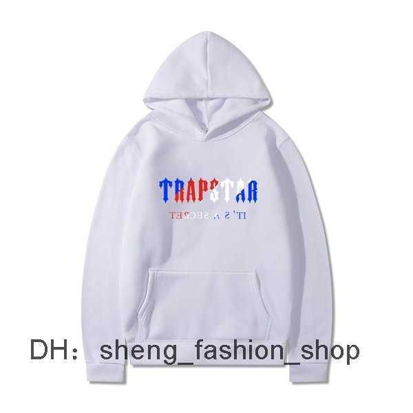 

2023 brand winter clothing trapstar men's hoodies hip hop mens letter print sportswear men women sweatshirt asian size 7 ujwv, Black