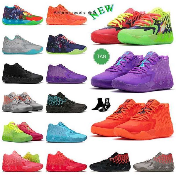 

lamelo ball shoes mb.01 lo basketball shoe 1of1 queen city rick and morty rock ridge red blast buzz city galaxy sky blue unc iridescent