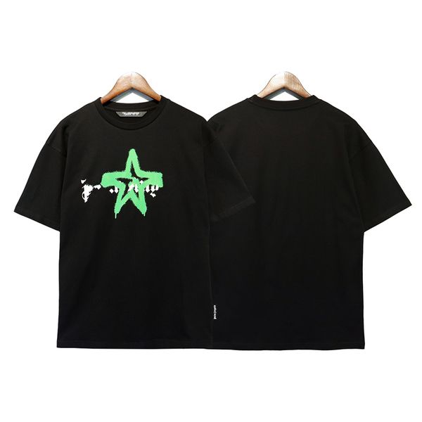 

20ss mens t shirts summer men t-shirts short sleeve r tees badge shirt man tshirts clothes size s-xl high quanlity american size, White;black