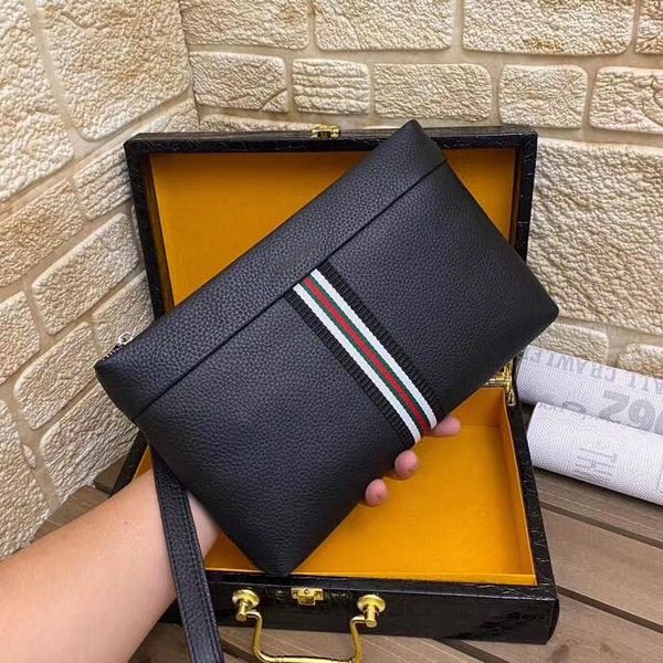 

cowhide leather men's bag hold bag men's men's bag clutch handbag size:28*18*3