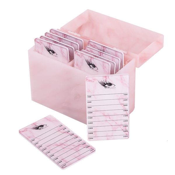 

eye shadow 510 layers eyelashes storage box display stand organizer glue pallet eyelash makeup tools 230211