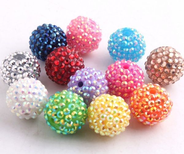 

synthetic quartz kwoi vita handmade colorful 12mm 20mm 22mm chunky resin beads ball for kids girls jewelry making 230211, Black