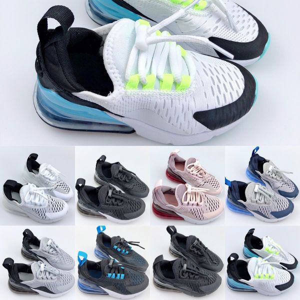

kids shoes 270 designer toddlers running sneakers boys childrens 270s kid shoe max outdoor sport trainers youth infants baby casual runners, Black