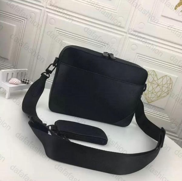 

m69827 duo messenger bag mono embossed shadow soft leather men crossbody wallet 2 piece set fashion man classic shoulder bags