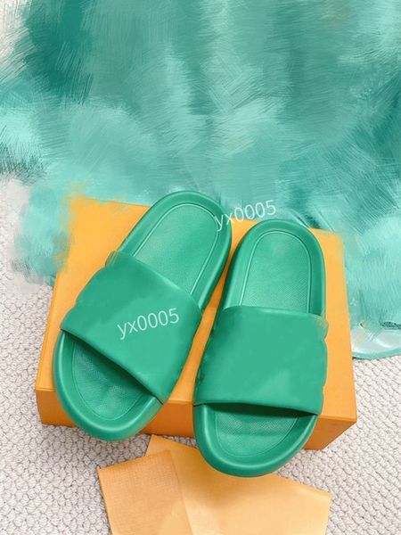 

2023 designer sandal women sandals luxury womens slides crystal calf leather casual shoes platform slides summer beach slipper size35-45 ys2, Black