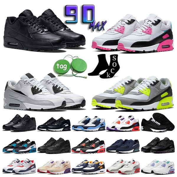 

2023 cushion og 90 qs mens running shoes kiss turf orange supernova triple white black designer classic 90s sneakers women trainers size 36-