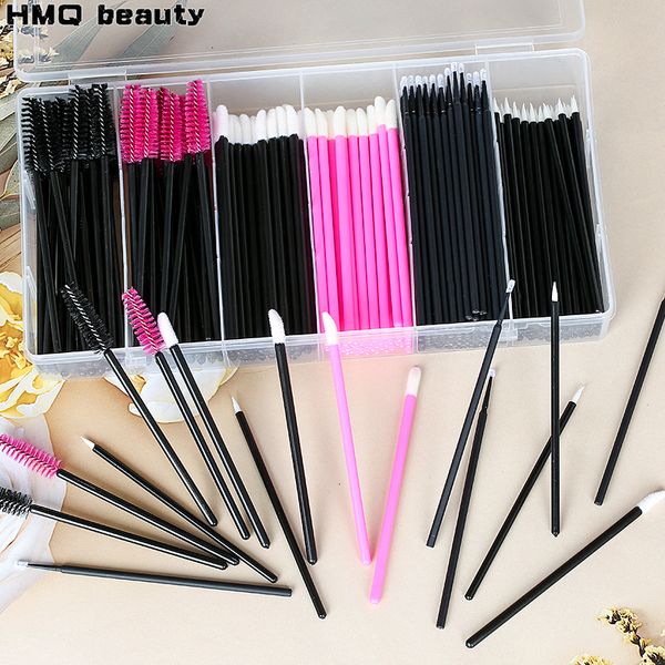 

head massager 311pcs eyelash extension set with box lashes micro brush disposable mascara applicator lipstick eyelashes makeup tool 230211