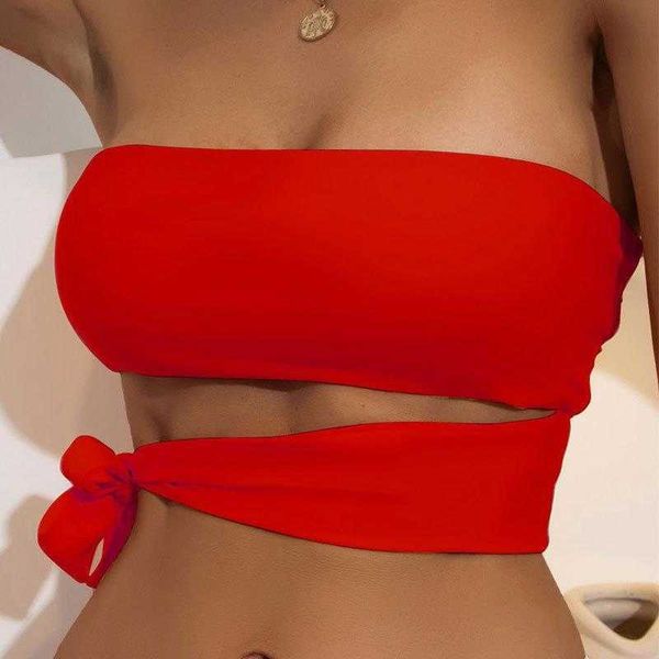 

tube one piece split swimsuit board shorts womens pure color bikini, White;black