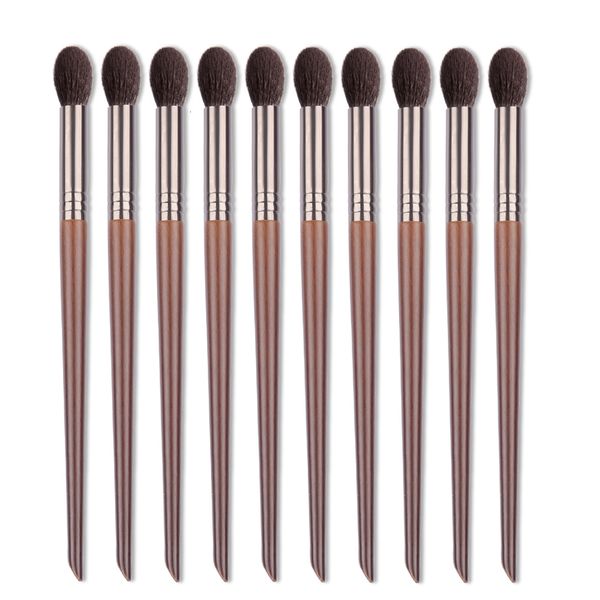 

eye shadow o 10 pcs set goat hair highlight makeup brushes soft eye blending 230211