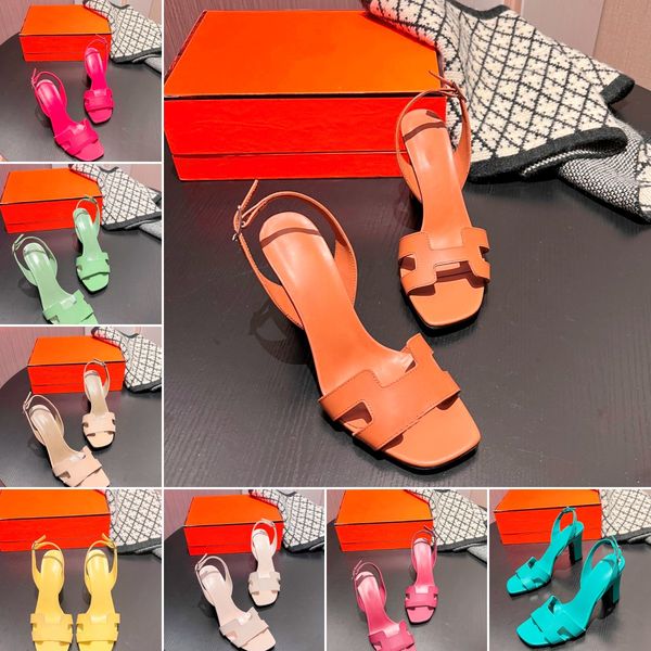 

ladies sandals summer calfskin genuine leather high-heeled shoes women back strap leather stiletto sandanls designers sandals evening weddin, Black