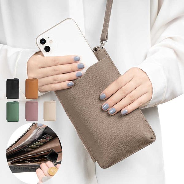 

shoulder bags fashion genuine leather phone crossbody bag women mini pu leather shoulder messenger bag 2022 new ladies luxury phone purse 02