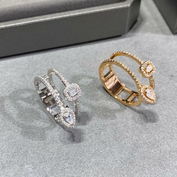 

luxury jewelry move rings for women wedding joint women vintage jewelry, Golden;silver