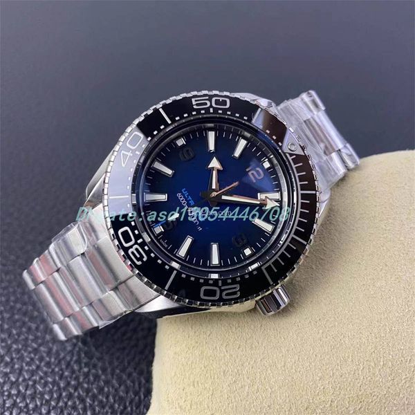 

2023new sbf diving watches 45.5mm 8912 mechanical movement 600m stainless steel strap ceramic bezel sapphire crystal glass super waterproof, Slivery;brown