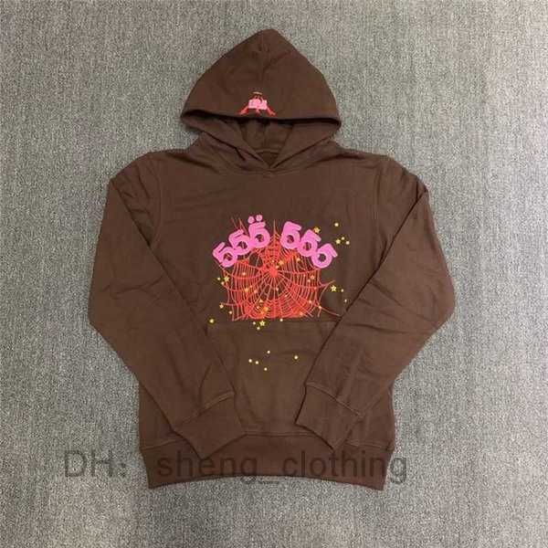 

2022 young thug pink sp5der 555555 hoodie men women foam print spider web graphic 555555 sweatshirts pullovers 6 cx5u, Black