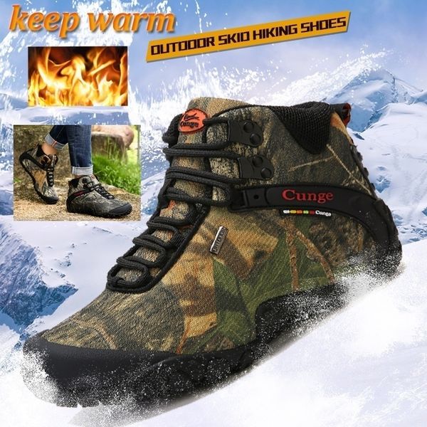 

safety shoes men military tactical boots high camouflage hiking waterproof durable outdoor trekking 's hunting 230211, Black;brown