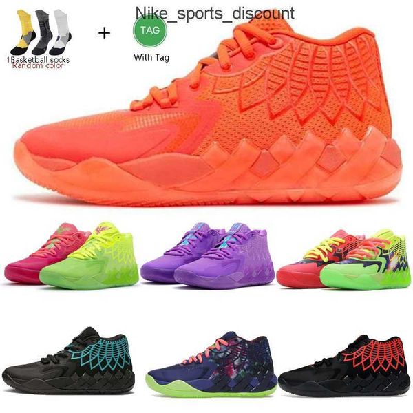 

mb.01 mens basdketball shoe lamelo ball 1 rick and morty blast buzz city lo ufo not from here queen ricks mortys designer fashion men