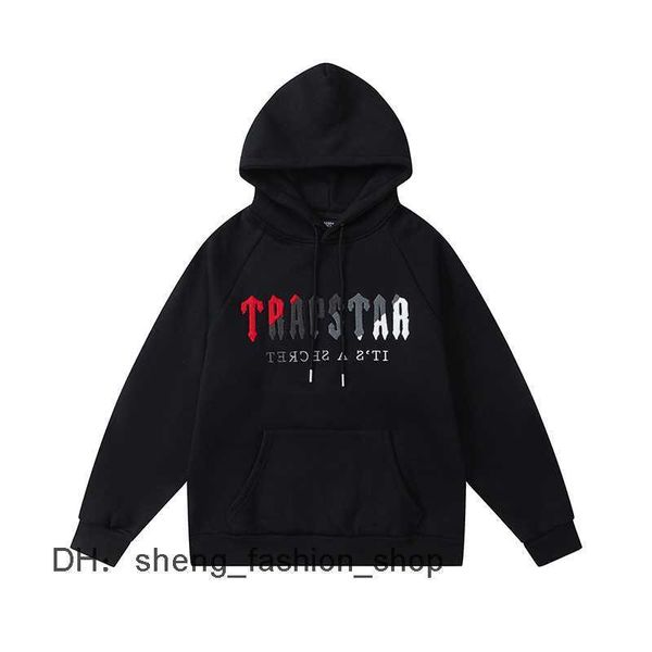 

2023 men hoodies tracksuit trapstar brand printed sportswear warm hoodie sweatshirts size s-xl y6ft, Black