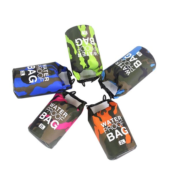 

30l waterproof swimming bag dry sack camouflage colors fishing boating kayaking storage drifting rafting bag 2l 5l 10l 15l 20l