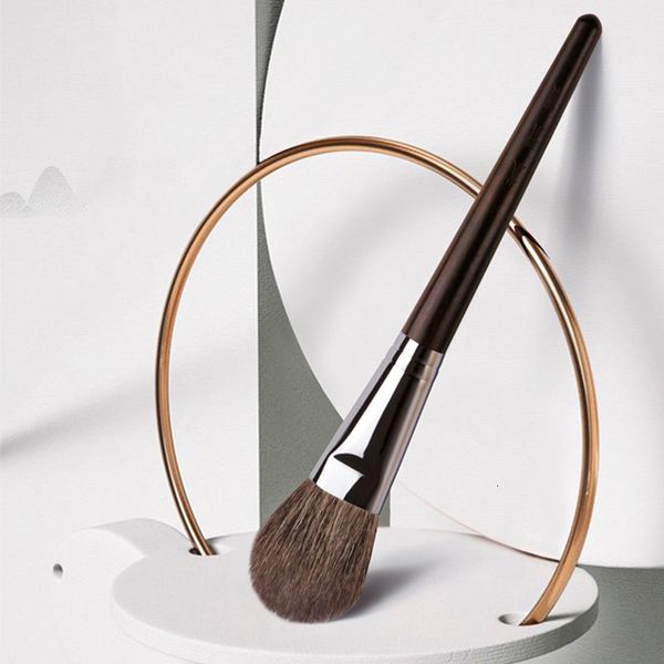 

eye shadow mydestiny makeup brushebony professional natural fur seriesoblate shape blush brushcosmetic pen tools goat 230211