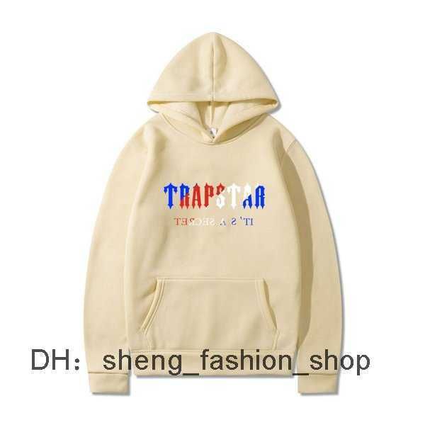 

2023 brand winter clothing trapstar men's hoodies hip hop mens letter print sportswear men women sweatshirt asian size 1 2vmy, Black